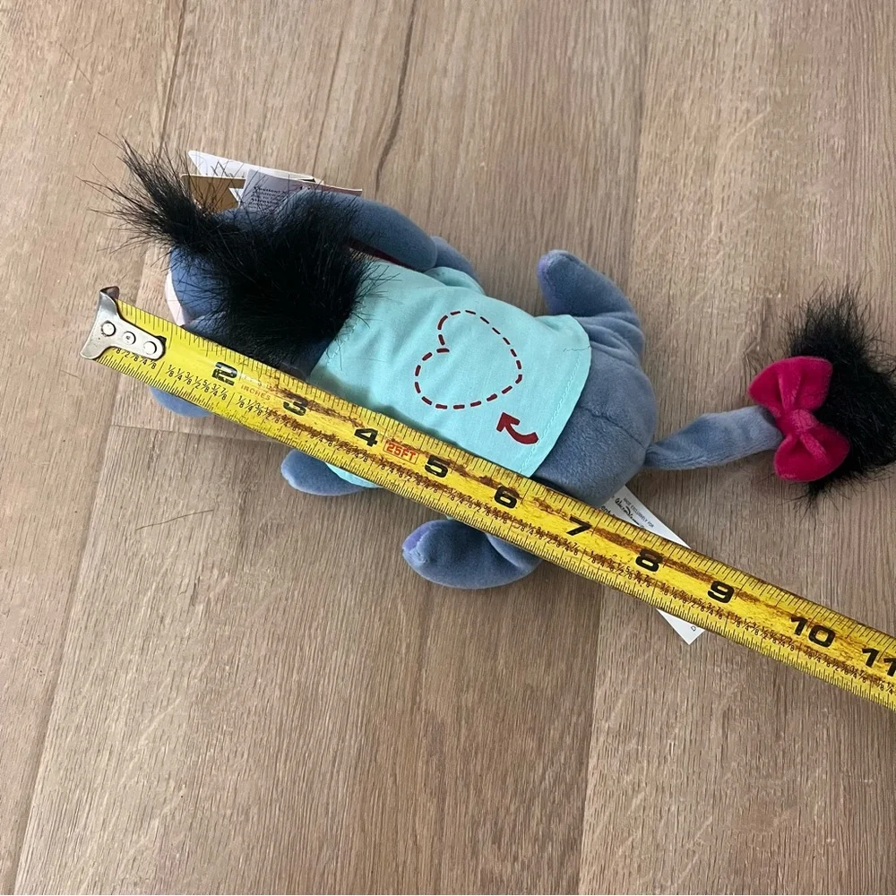 Vintage 2001 UK Disney Store Collection, Patient Eeyore, Mini Bean Bag Plush Toy